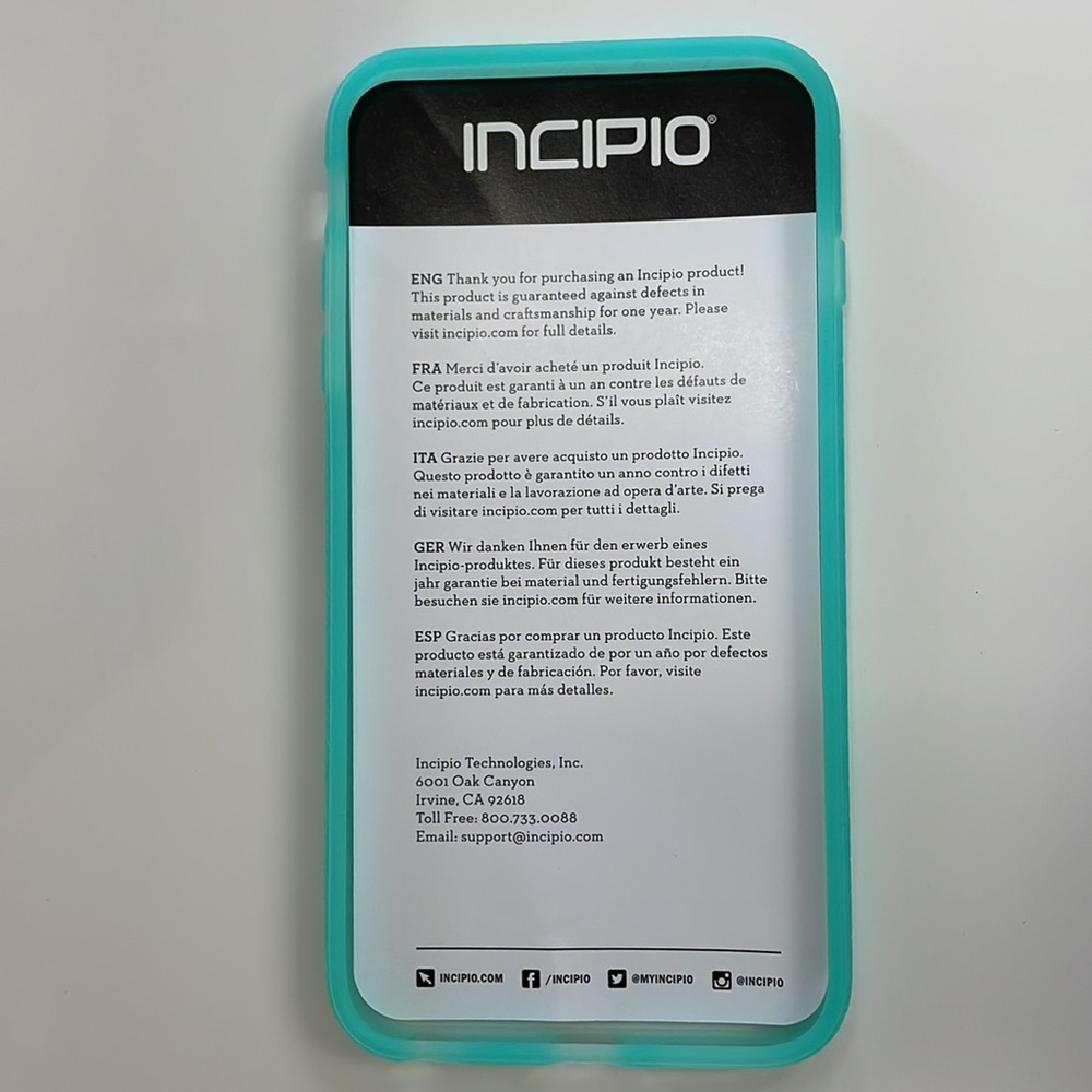 NEW iPhone 6 Plus, 6S Plus INCIPIO OCTANE Impact Absorbing Clear Case - Picture 6 of 9